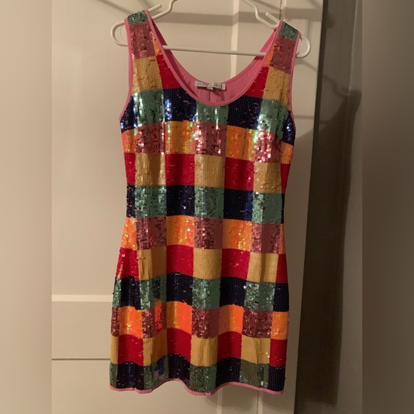 Like New | Endless Rose Check Sequin Minidress | Still @ Nordstrom as of Nov ‘22 - Picture 5 of 8